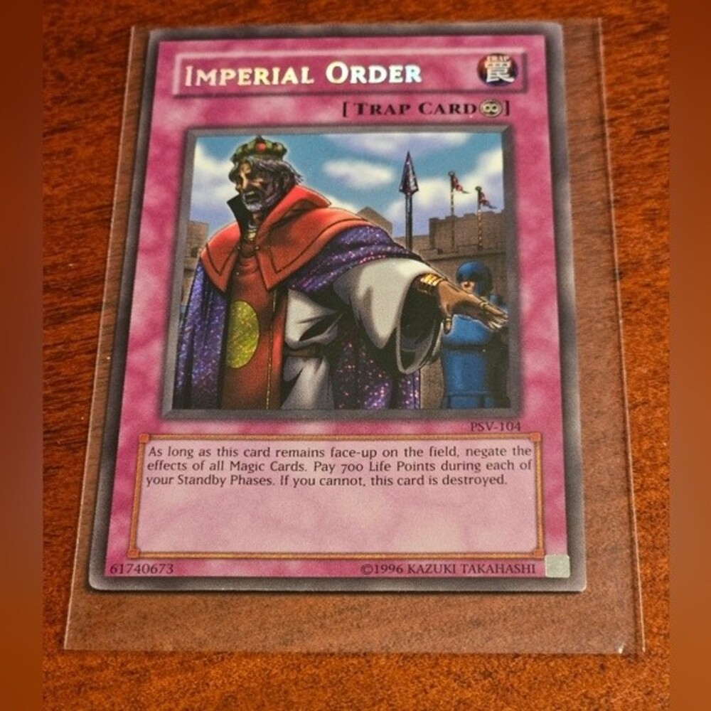 PSV-104 Imperial Order Yu-Gi -Oh! Card